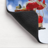 Weihnachts-Weihnachtsschnee Mousepad (Ecke)