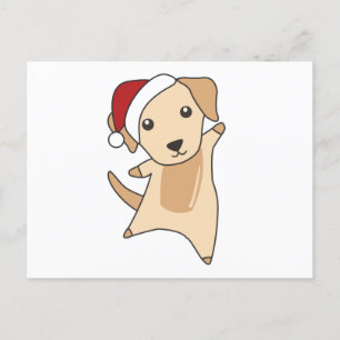 Weihnachts-Weihnachtsschnee Wintertiere Hunde Postkarte