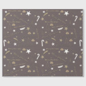 Weihnachts-Weihnachtsschneeflocke Geschenkpapier (Flach)