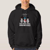 Weihnachts-Weihnachtsschneemann Chili Hoodie (Vorderseite)