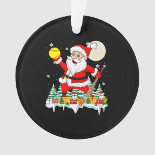 Weihnachts-Weihnachtsspiel-Softball präsentiert Ornament
