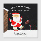 Weihnachts-Weihnachtssportkarten Magnetkarte (Vorderseite)