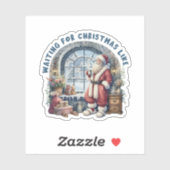 Weihnachts-Weihnachtssticker gewartet Aufkleber (Blatt)