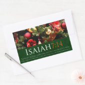 Weihnachts-Weihnachtssticker Rechteckiger Aufkleber (Umschlag)