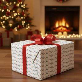 Weihnachts-Weihnachtsweihnachtsweih Geschenkpapier