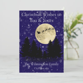 Weihnachts-Weihnachtswohnung für Familien Foto Karte