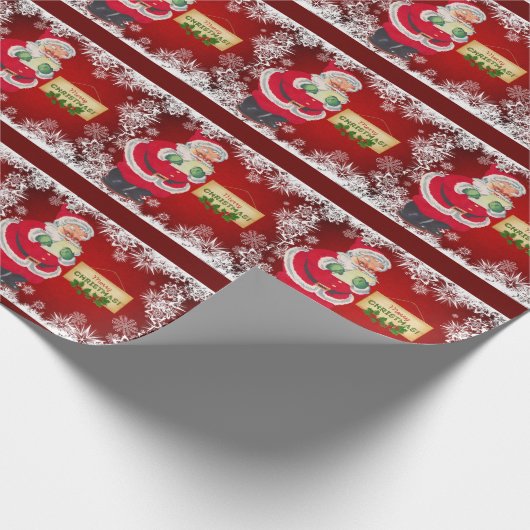 Weihnachts-Weihnachtswrapping Paper Geschenkpapier (Ecke)