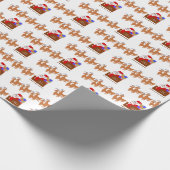 Weihnachts-Weihnachtswrapping Paper Geschenkpapier (Ecke)
