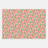 Weihnachts-Weihnachtszettel für Spaß und Feiern Geschenkpapier Set (Vorderseite 2)