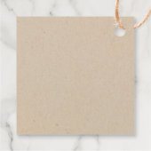 Weihnachts-Weihnachtszweig mit Beeren-Geschenk fa Geschenkanhänger (Rückseite)