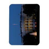 Weihnachts-Weiße Haus am Abend in Washington DC Magnet (Vertikal)