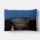 Weihnachts-Weiße Haus am Abend in Washington DC Zubehörtasche (Vorderseite)