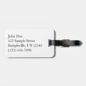 Weihnachts-Weiße Haus für Feiertage Washington DC Gepäckanhänger (Rückseite horizontal)