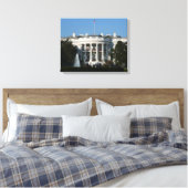 Weihnachts-Weiße Haus für Feiertage Washington DC Leinwanddruck (Insitu (Schlafzimmer))