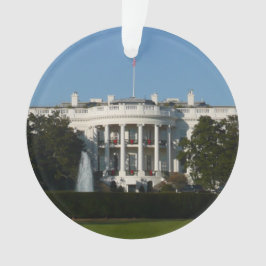 Weihnachts-Weiße Haus für Feiertage Washington DC Ornament