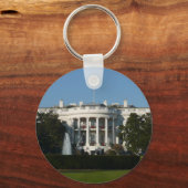 Weihnachts-Weiße Haus für Feiertage Washington DC Schlüsselanhänger (Rückseite)