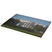 Weihnachts-Weiße Haus für Feiertage Washington DC Schneidebrett (Ecke)