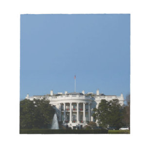 Weihnachts-Weißes Haus für Feiertage Washington DC Notizblock