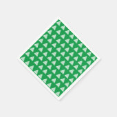 Weihnachts-Weißschnee-Sterne Baumpapier Serviette (Ecke)