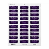 Weihnachts-Weißsterne Lila Urlaub (Vorne)