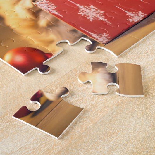 Weihnachts-Welpe Duo Jigsaw-Puzzle Puzzle (Seite)