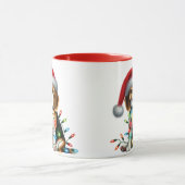 Weihnachts Welpe Tasse (Zentrum)