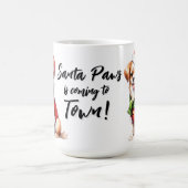 Weihnachts-Welpe tragen Weihnachtsklauseln Outfit Kaffeetasse (Mittel)