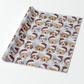 Weihnachts-Welpen-Geschenkpapier Geschenkpapier (Ungerollt)