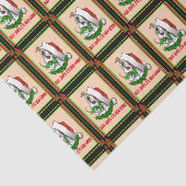 Weihnachts-Welpengewebe Seidenpapier (Ausschnitt)