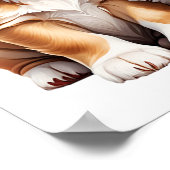 Weihnachts Welpenhunde Poster (Ecke)