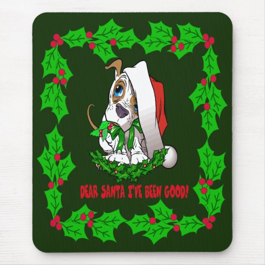 Weihnachts-Welpenmäuse-Pad Mousepad (Vorne)