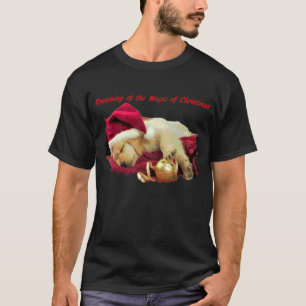 Weihnachts-Welpenträumen der Magie T-Shirt