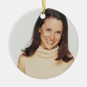 Weihnachts-Welt ist das beste Sister Definition-Fo Keramik Ornament (Vorne)