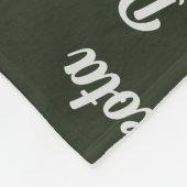 Weihnachts-Western Border Collie mit dem Namen des Fleecedecke (Ecke)