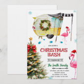 Weihnachts-White-Trash-Bash-Einladung Einladung (Vorne/Hinten)
