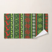 Weihnachts-Wiederholungsmuster Handtuch (Handtuch)