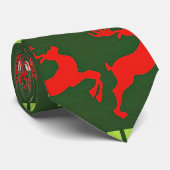 Weihnachts-Wiederholungsmuster Krawatte (Gerollt)