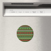 Weihnachts-Wiederholungsmuster Magnet (In Situ (Geschirrspüler))