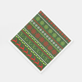 Weihnachts-Wiederholungsmuster Serviette (Ecke)