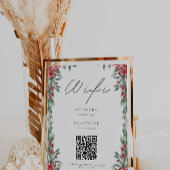 Weihnachts-Wifi-Code, QR-Code Wifi Connect Einladung