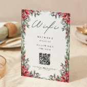 Weihnachts-Wifi-Code, QR-Code Wifi Connect Einladung