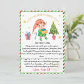 Weihnachts-Willkommensbrief Einladung (Stehend Vorderseite)