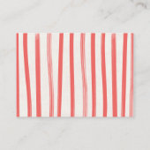 Weihnachts-Windeln Raffle Baby Dusche Wäscheleine Begleitkarte (Rückseite)