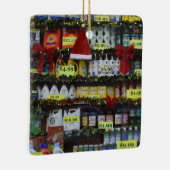 Weihnachts-Windows NYC Discount Store Fotografie Keramikornament (Rechts)