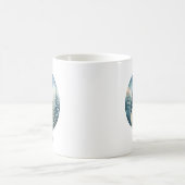 Weihnachts-Winter-Bergwald Holiday Eichhörnchen Kaffeetasse (Mittel)