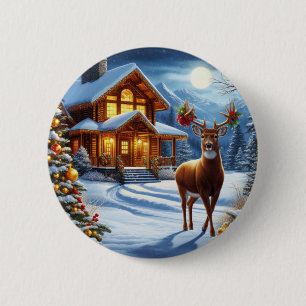 Weihnachts-/Winter-Deferlodge Button