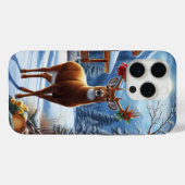 Weihnachts-/Winter-Deferlodge Case-Mate iPhone Hülle (Rückseite (Horizontal))