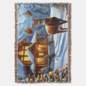 Weihnachts-/Winter-Deferlodge Decke (Vorderseite Vertikal)