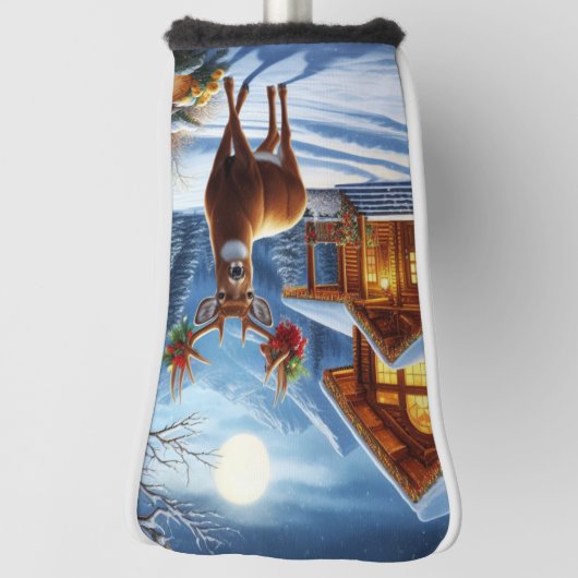 Weihnachts-/Winter-Deferlodge Golf Headcover (Rotieren 90)