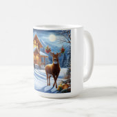 Weihnachts-/Winter-Deferlodge Kaffeetasse (VorderseiteRechts)